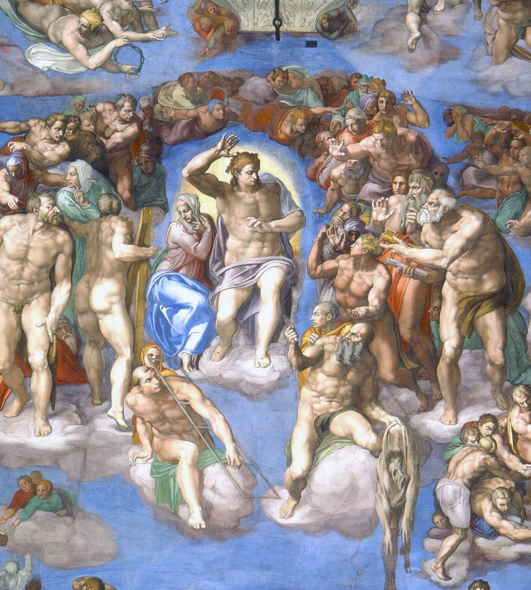 Michelangelo, The Last Judgement (detail of Christ), 1536–1541