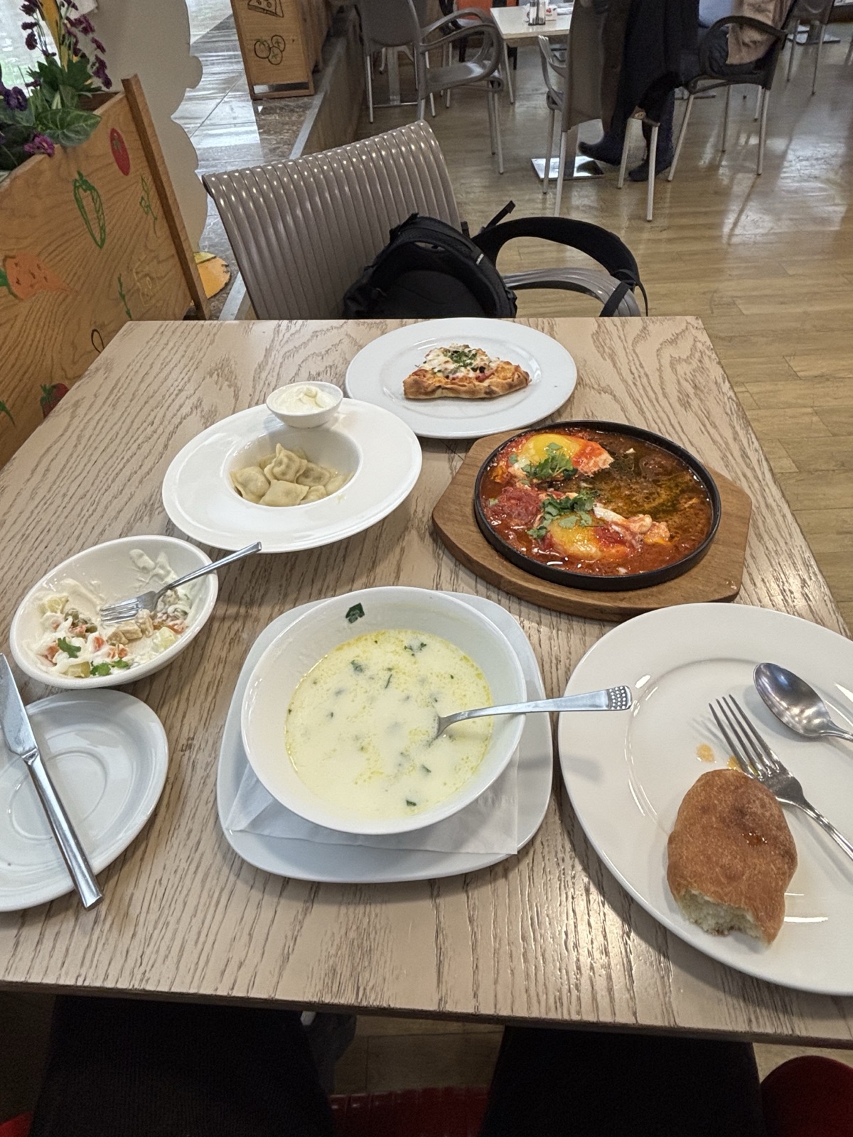 The spread at Tashir's